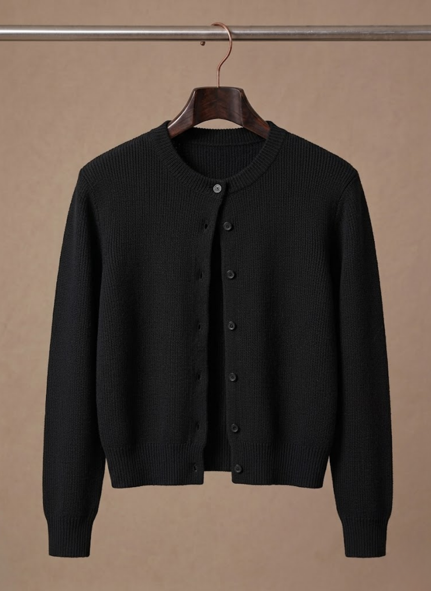 Daniela | Cropped Button Front Knit Cardigan