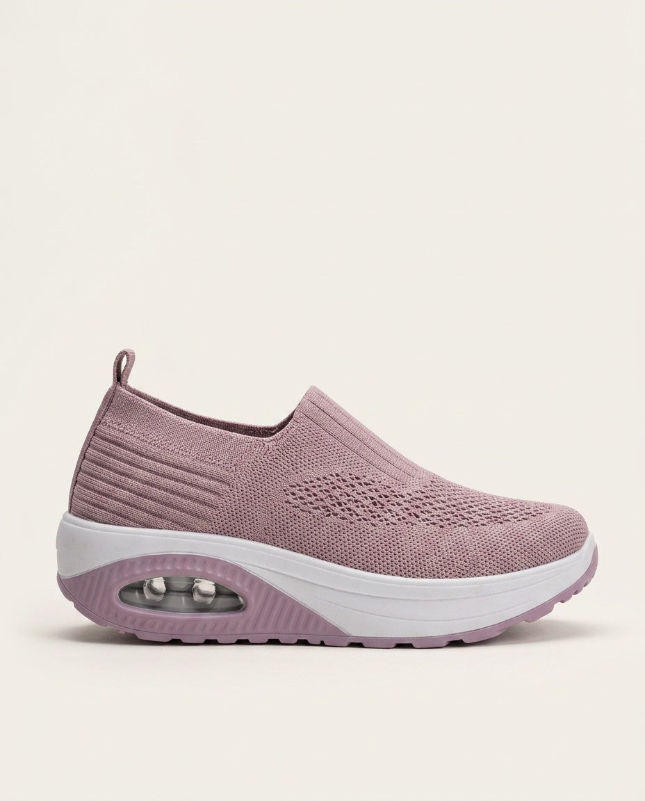 Delphine | Knit Slip-On Cushioned Walking Shoes