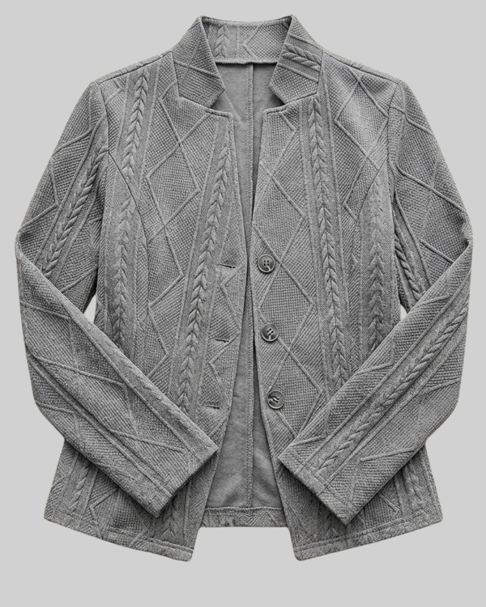 Women's Tailored Knit-Blend Blazer