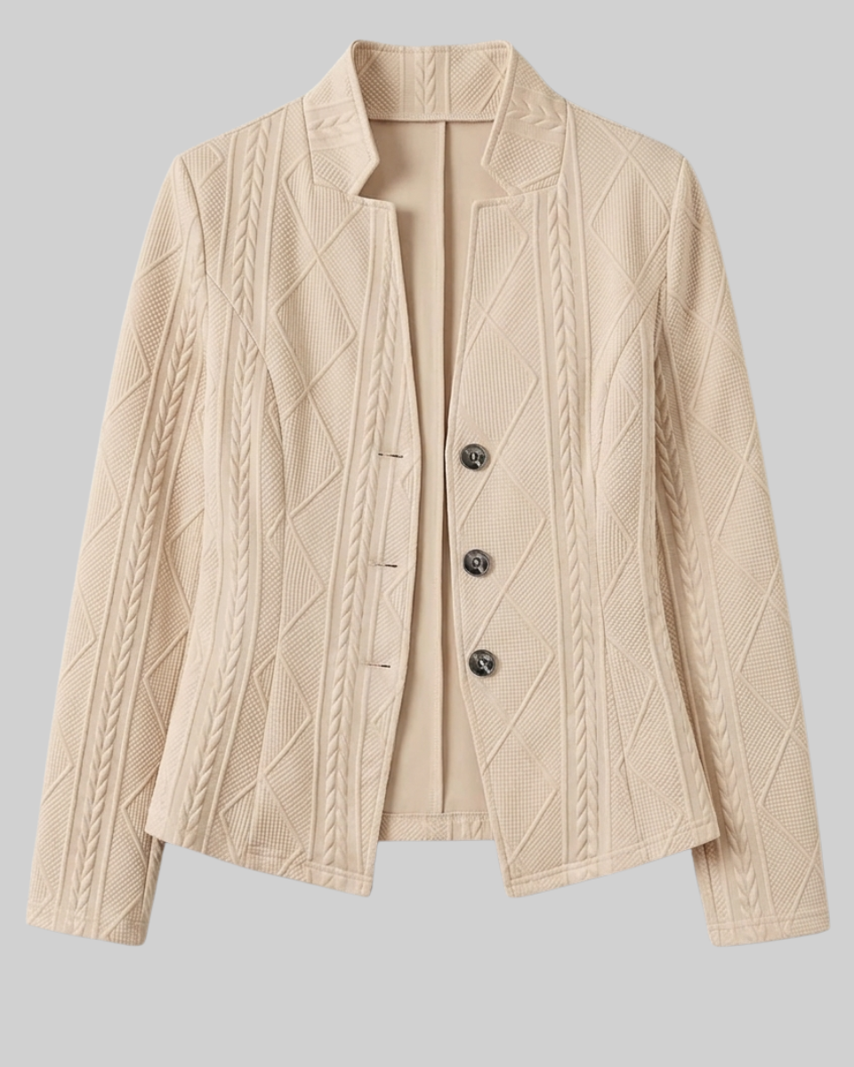 Women's Tailored Knit-Blend Blazer