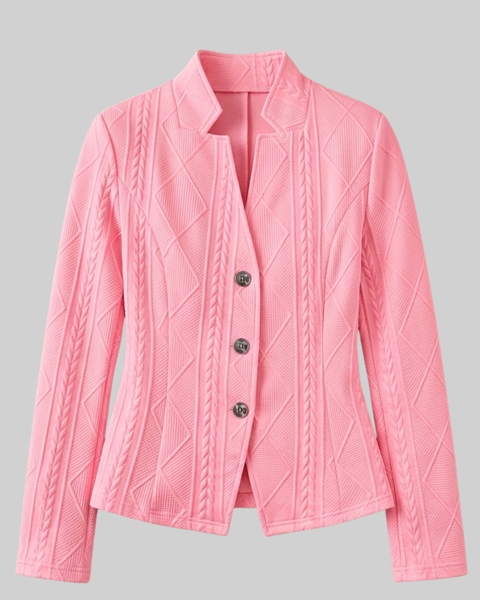 Women's Tailored Knit-Blend Blazer