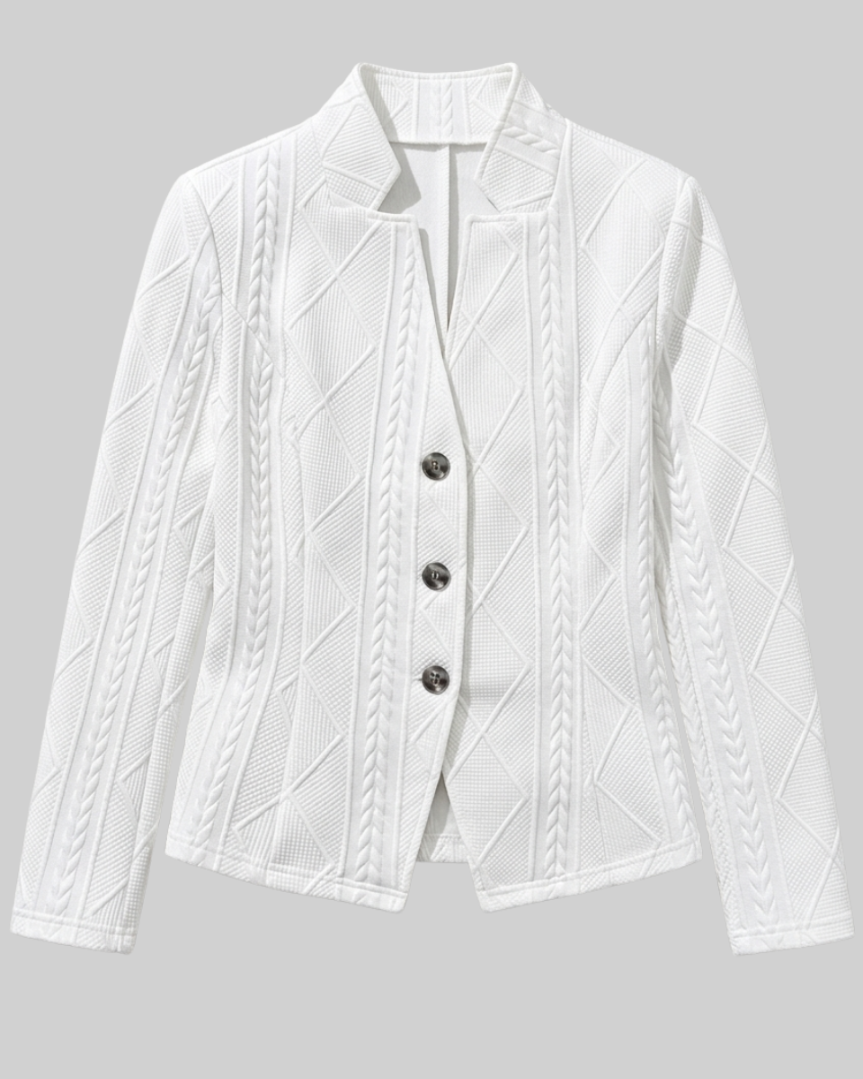 Women's Tailored Knit-Blend Blazer