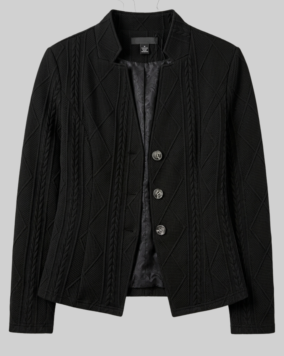 Women's Tailored Knit-Blend Blazer