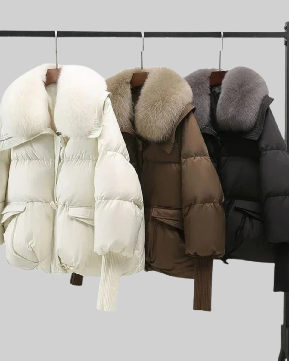 Women's Puffer Jacket Nylon Down Coat Outerwear