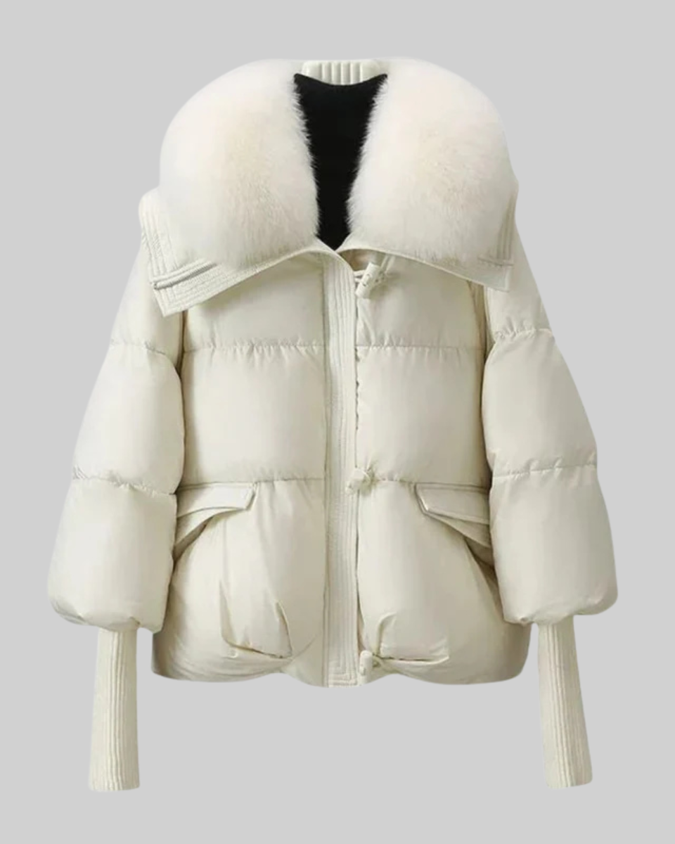 Women's Puffer Jacket Nylon Down Coat Outerwear