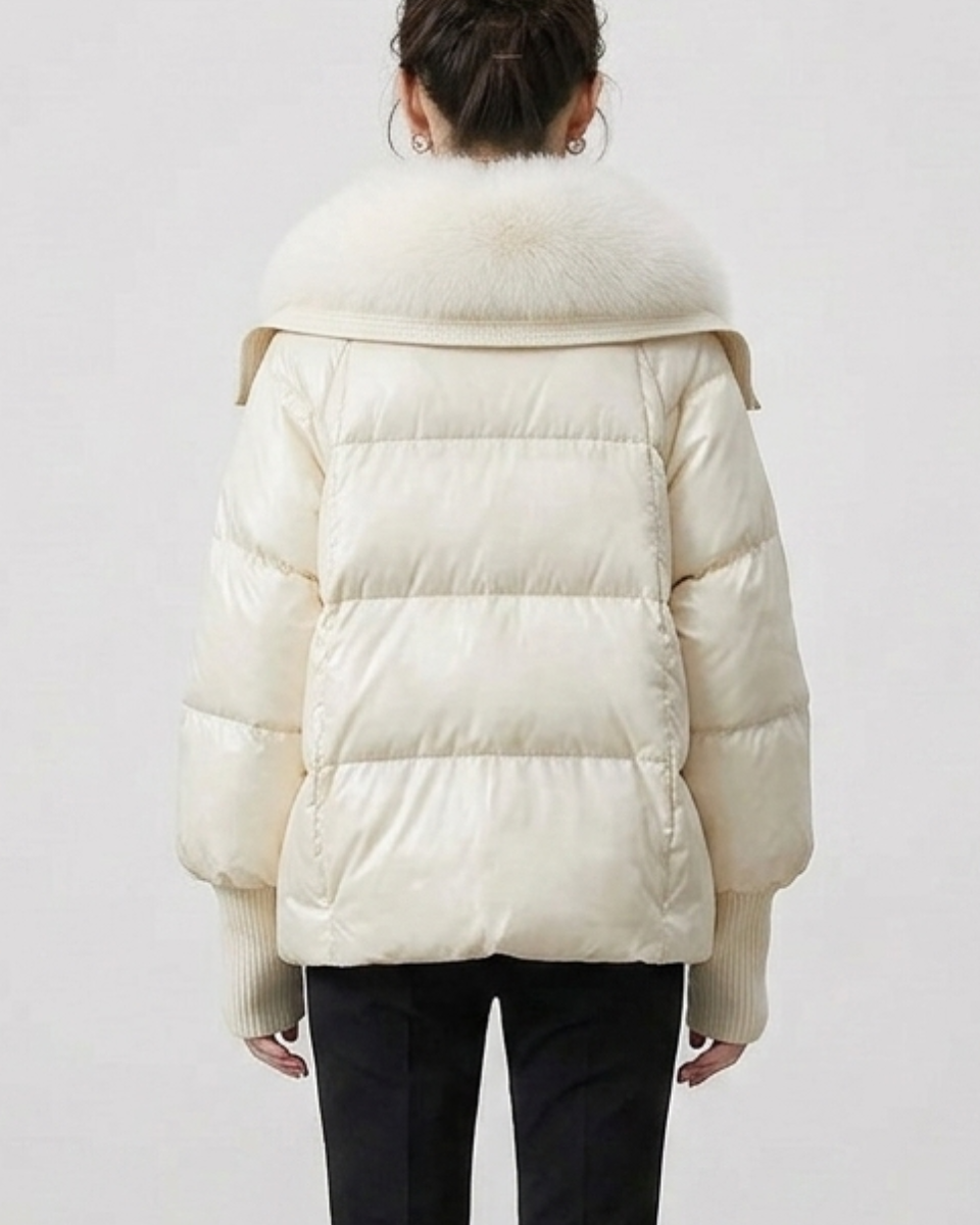 Women's Puffer Jacket Nylon Down Coat Outerwear