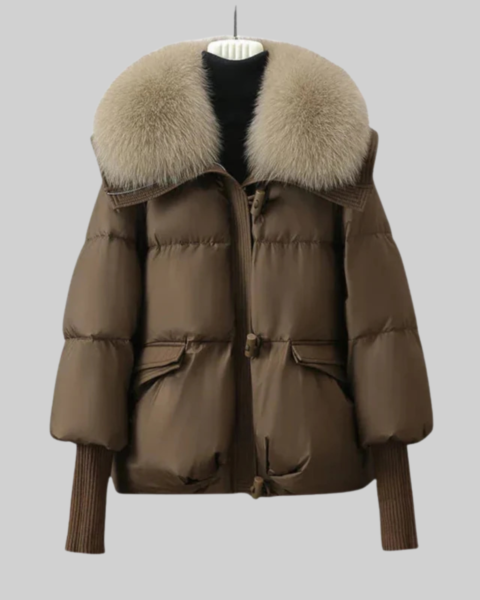 Women's Puffer Jacket Nylon Down Coat Outerwear