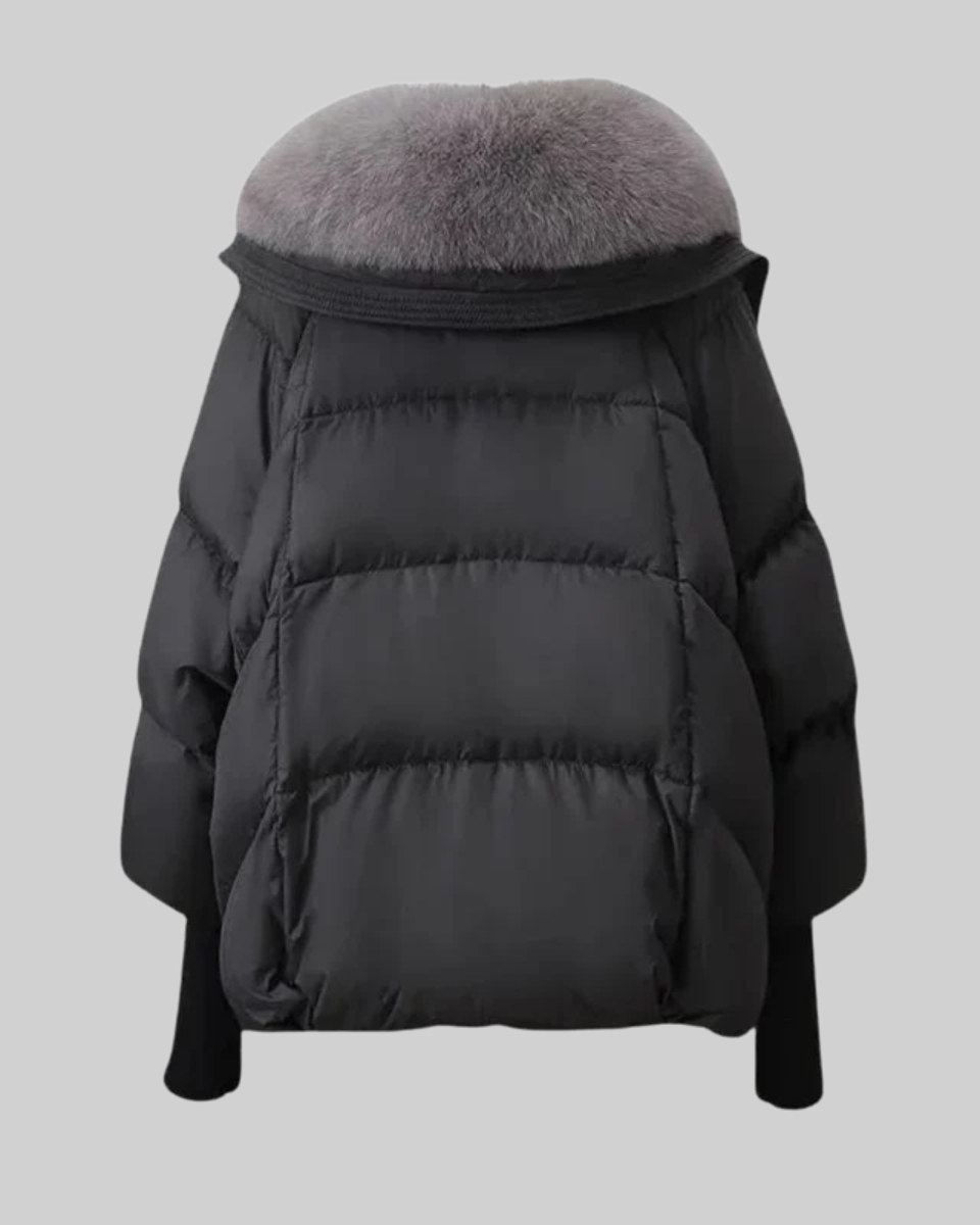 Women's Puffer Jacket Nylon Down Coat Outerwear