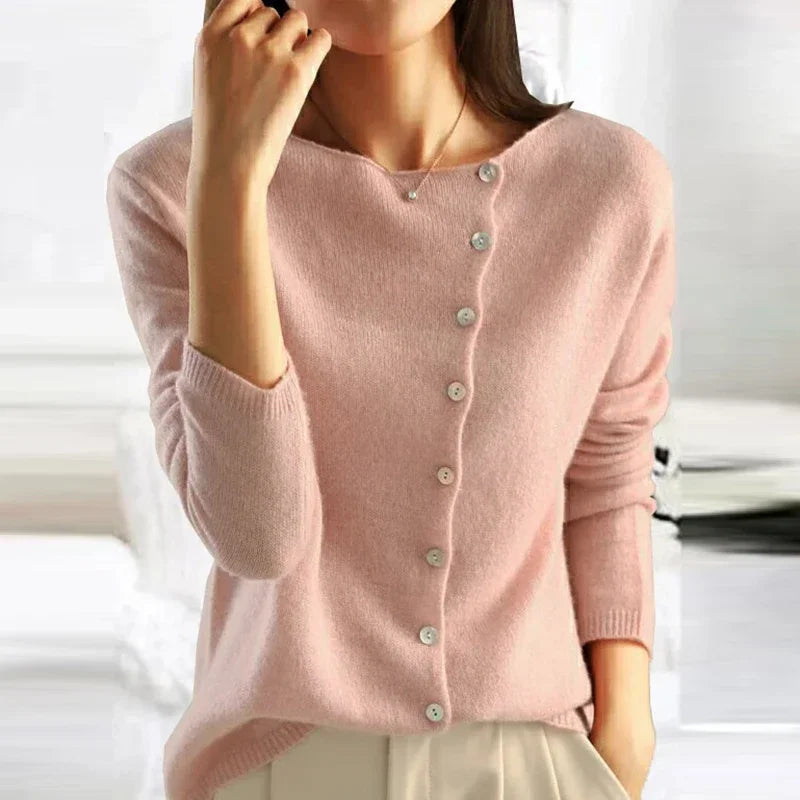 Women's Knit Cardigan Long Sleeve Casual Sweater Jumper Tops