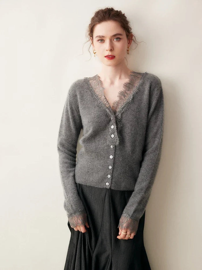 Women's Knit Sweater Long Sleeve Button Front Cardigan