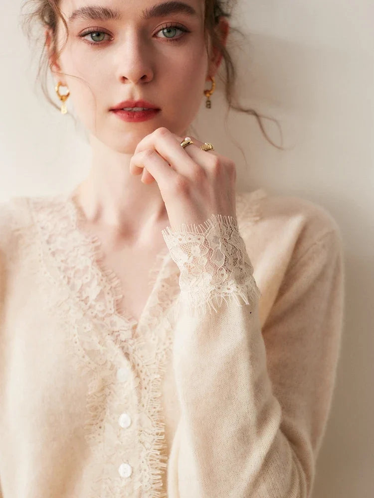 Women's Knit Sweater Long Sleeve Button Front Cardigan