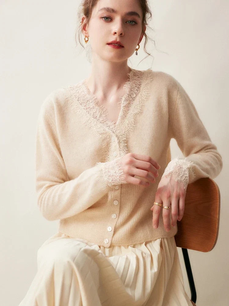 Women's Knit Sweater Long Sleeve Button Front Cardigan
