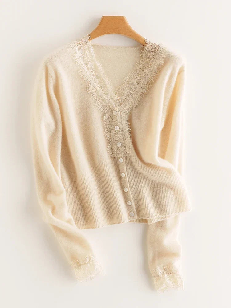Women's Knit Sweater Long Sleeve Button Front Cardigan