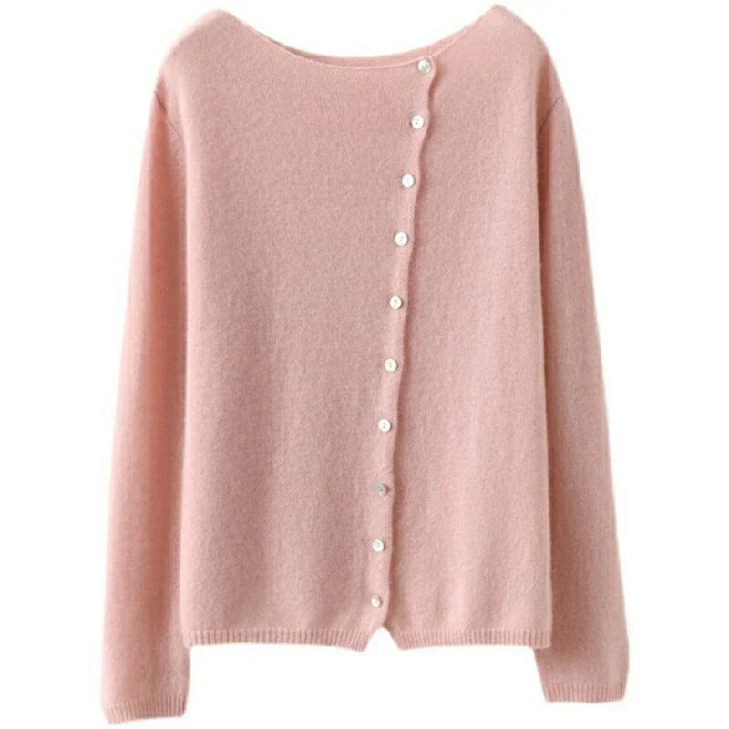 Women's Knit Cardigan Long Sleeve Casual Sweater Jumper Tops