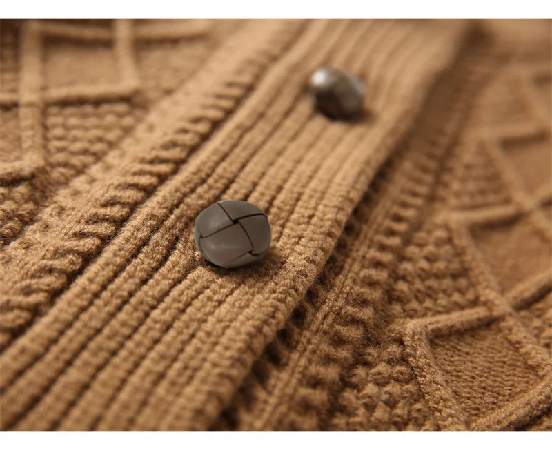 Women's Cable Knit Cardigan Sweater Jacket