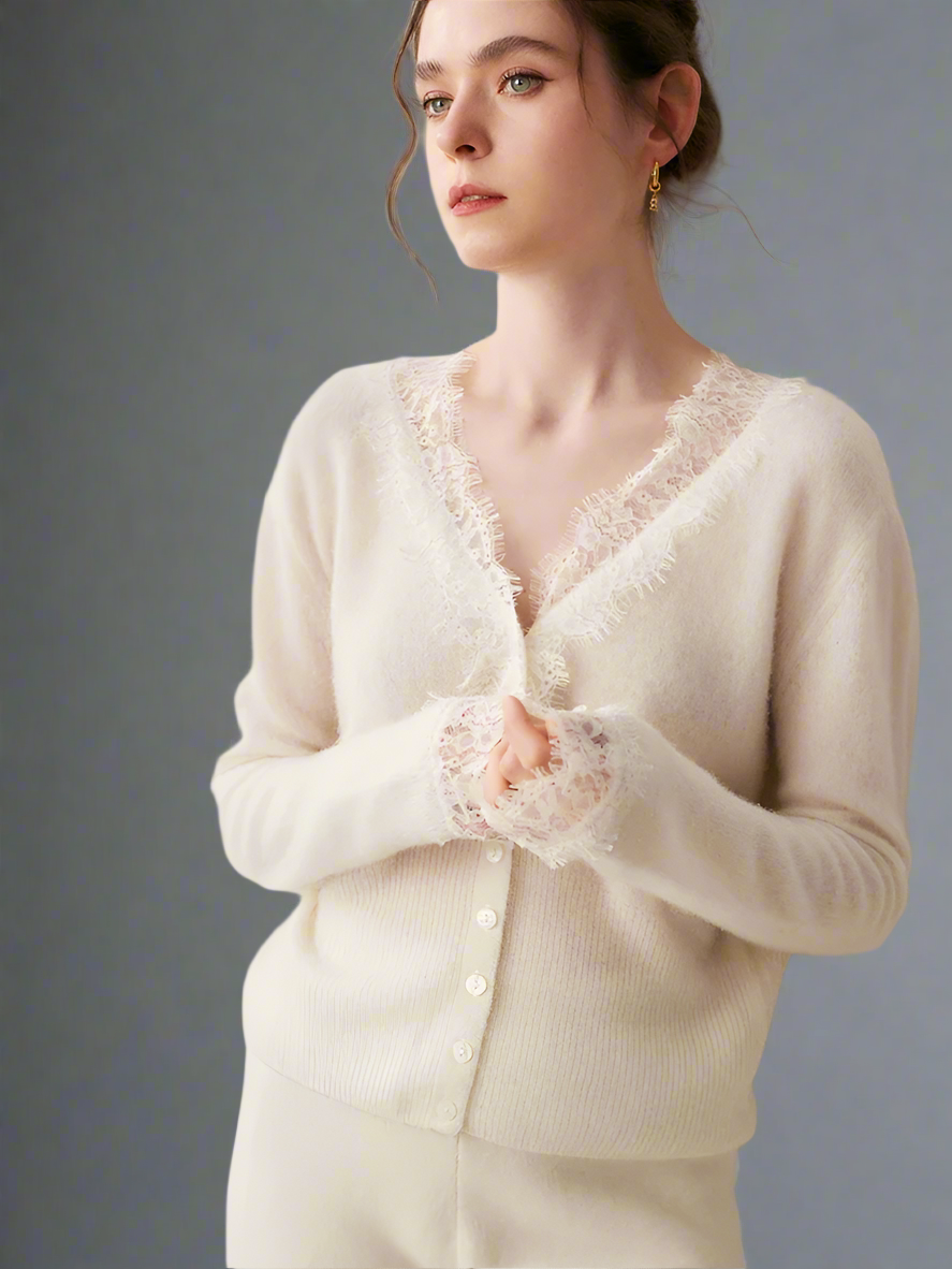 Women's Knit Sweater Long Sleeve Button Front Cardigan