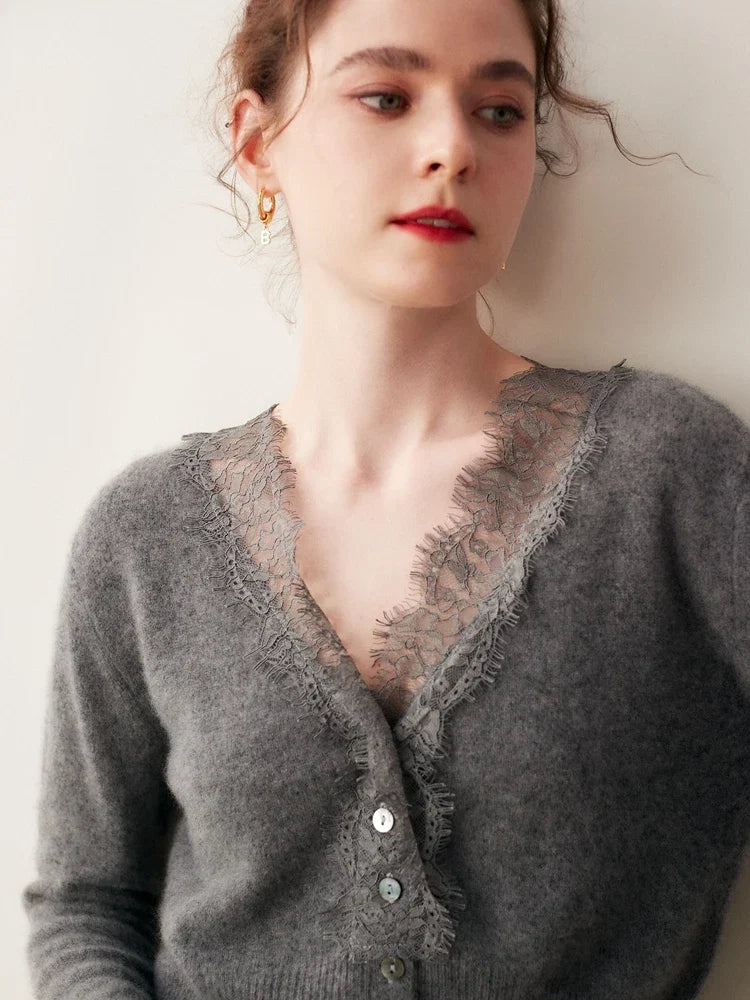 Women's Knit Sweater Long Sleeve Button Front Cardigan