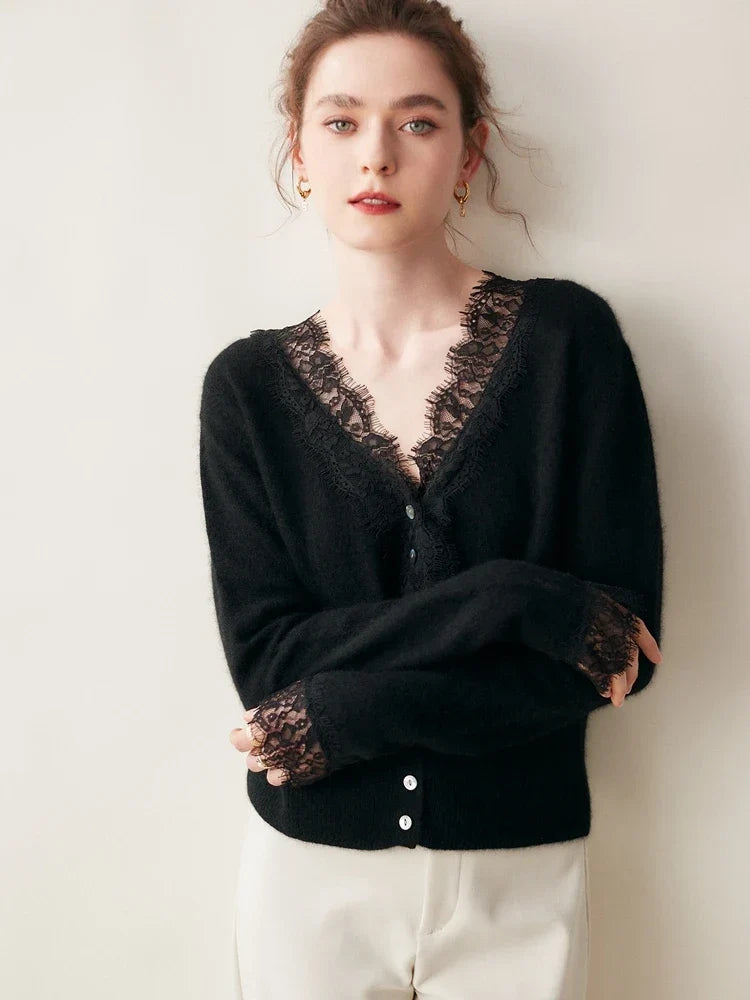 Women's Knit Sweater Long Sleeve Button Front Cardigan