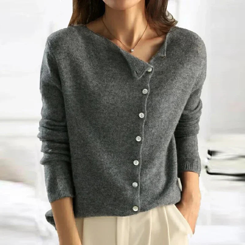Women's Knit Cardigan Long Sleeve Casual Sweater Jumper Tops