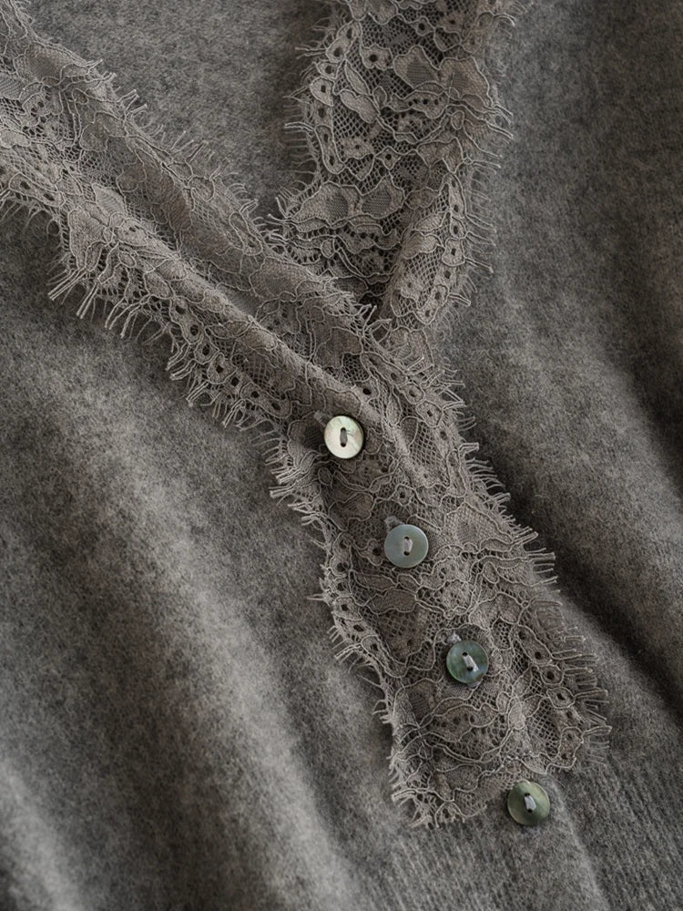 Women's Knit Sweater Long Sleeve Button Front Cardigan