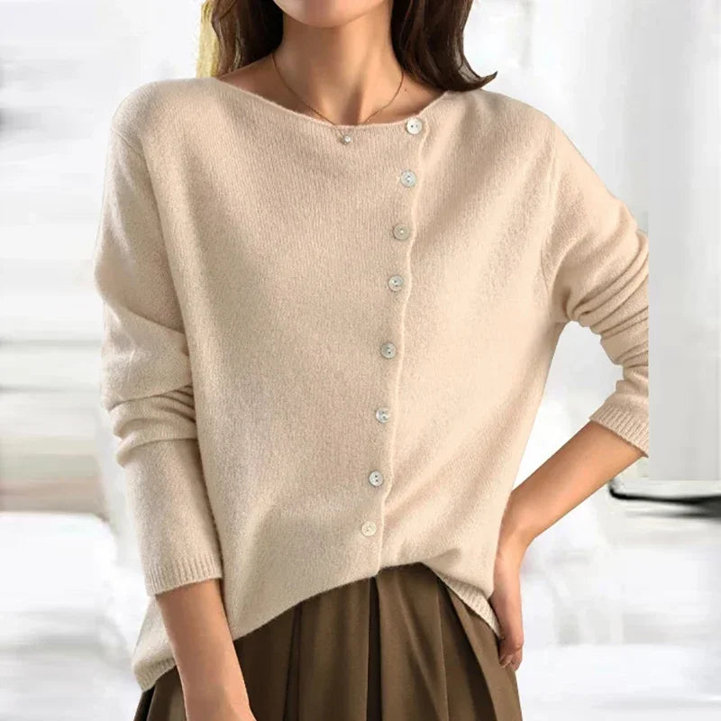 Women's Knit Cardigan Long Sleeve Casual Sweater Jumper Tops