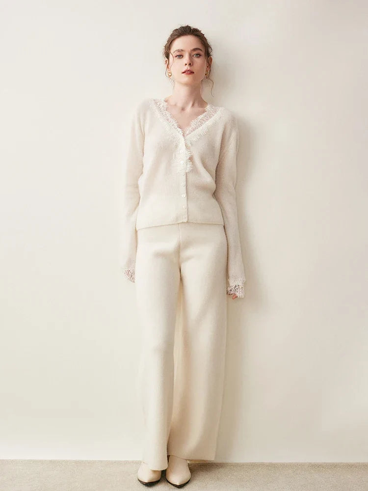 Women's Knit Sweater Long Sleeve Button Front Cardigan