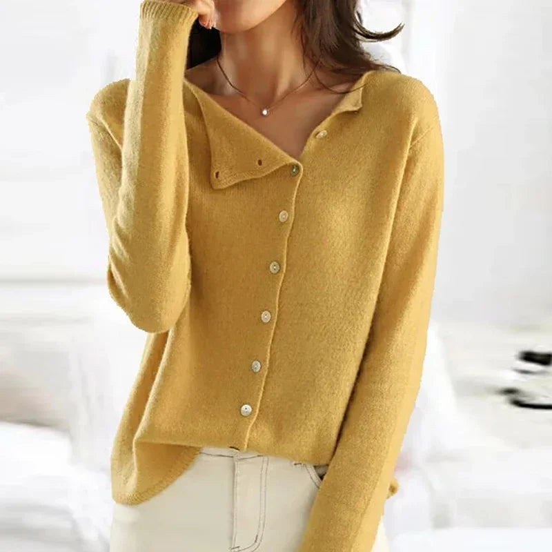Women's Knit Cardigan Long Sleeve Casual Sweater Jumper Tops