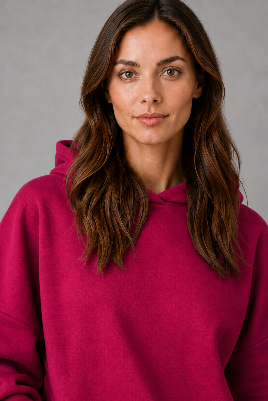 Women’s Fleece Hoodie – Relaxed Cotton Blend Hooded Sweatshirt