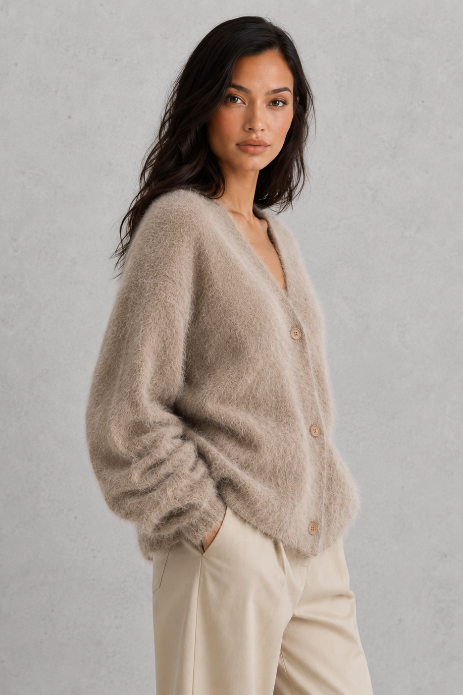 Women’s Button-Front Knit Cardigan for Casual & Everyday Wear