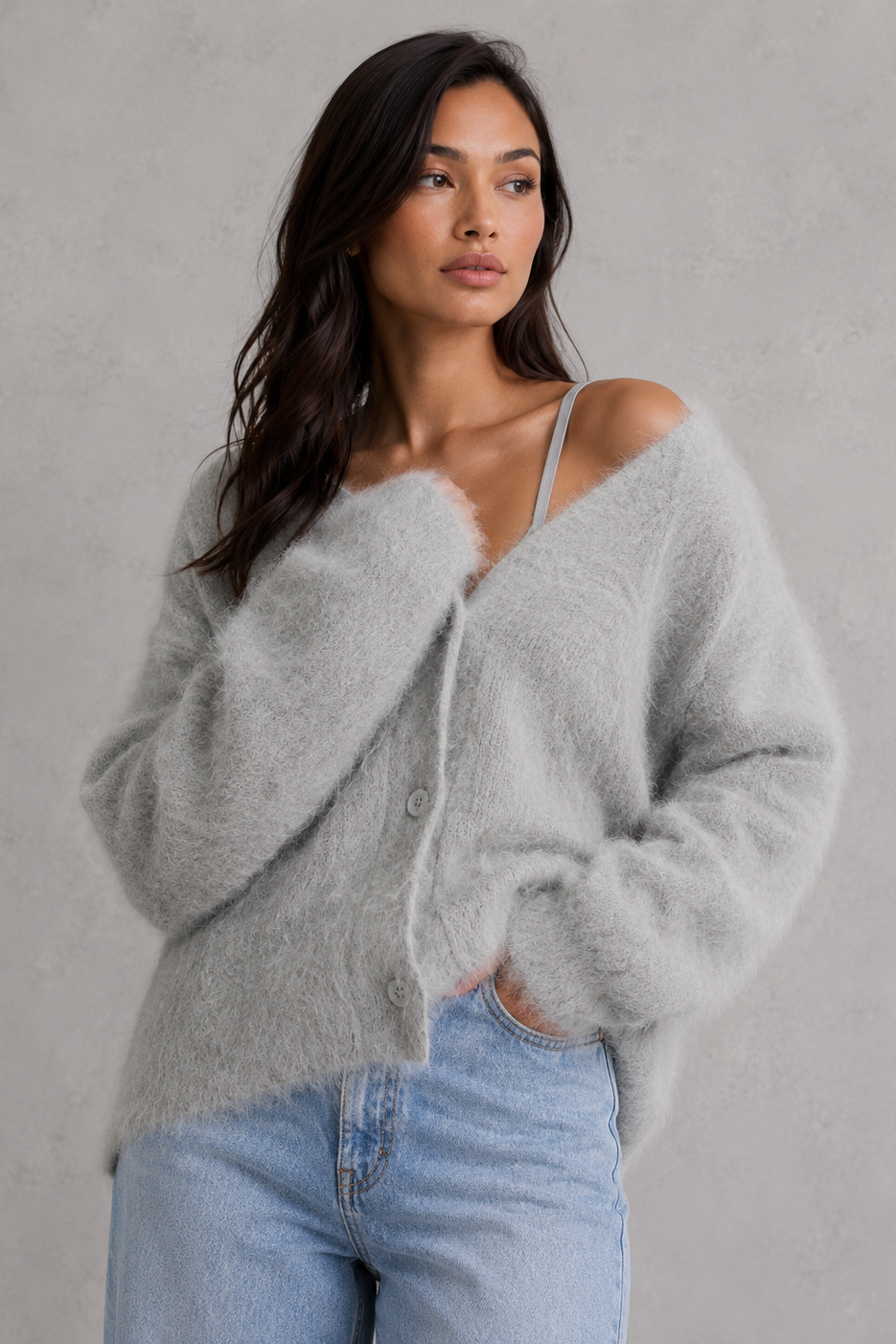 Women’s Button-Front Knit Cardigan for Casual & Everyday Wear