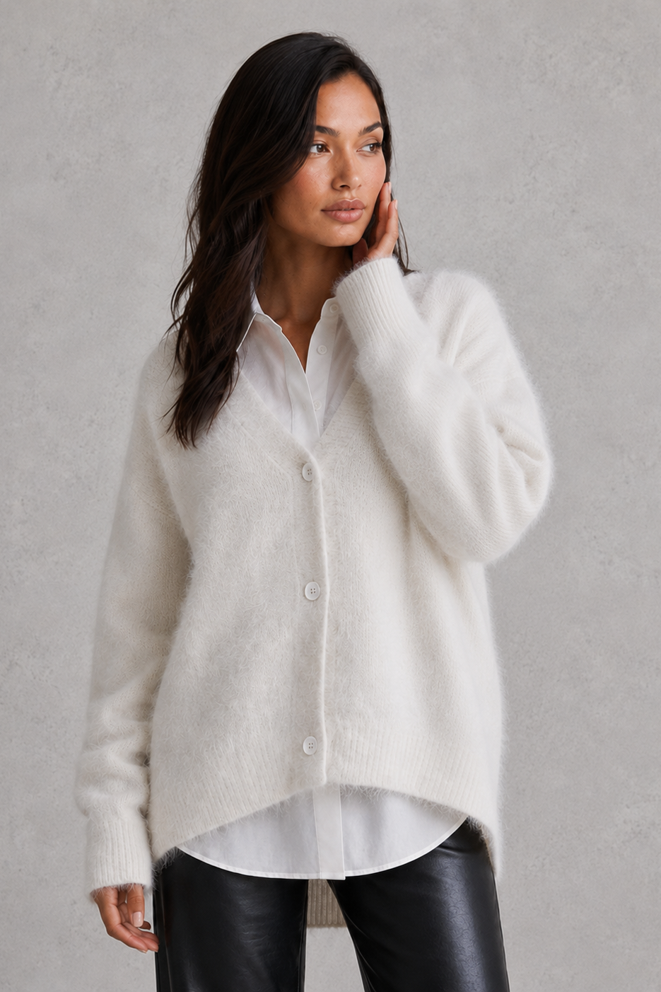 Women’s Button-Front Knit Cardigan for Casual & Everyday Wear