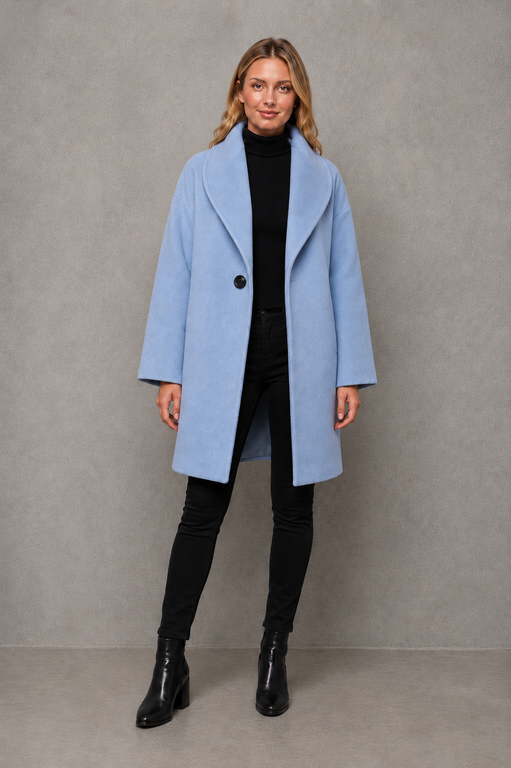 Women’s Elegant Windproof Coat – Relaxed Fit Autumn & Winter Jacket
