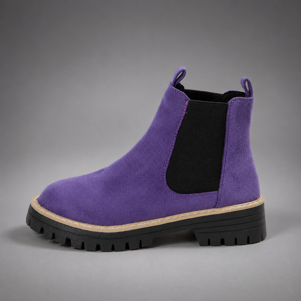 Women’s Round Toe Block Heel Chelsea Boots – Comfortable Everyday Ankle Shoes