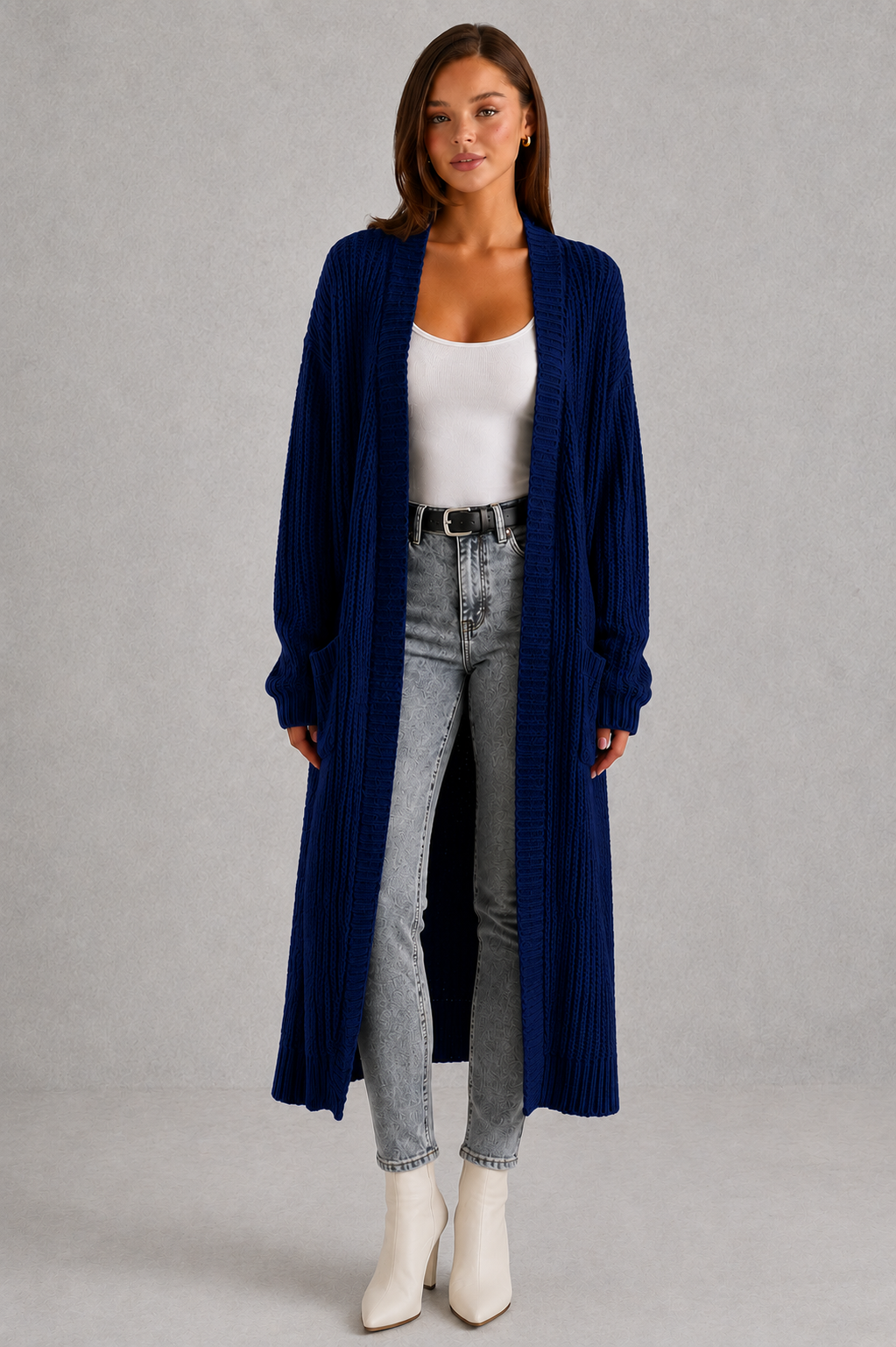 Women’s V-Neck Button Front Knit Cardigan for Casual & Everyday Wear