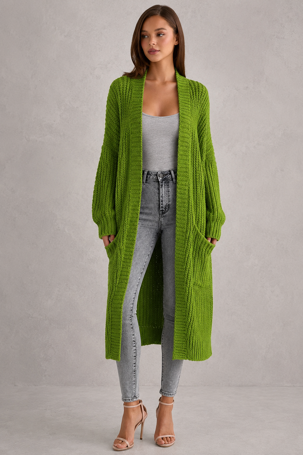 Women’s V-Neck Button Front Knit Cardigan for Casual & Everyday Wear