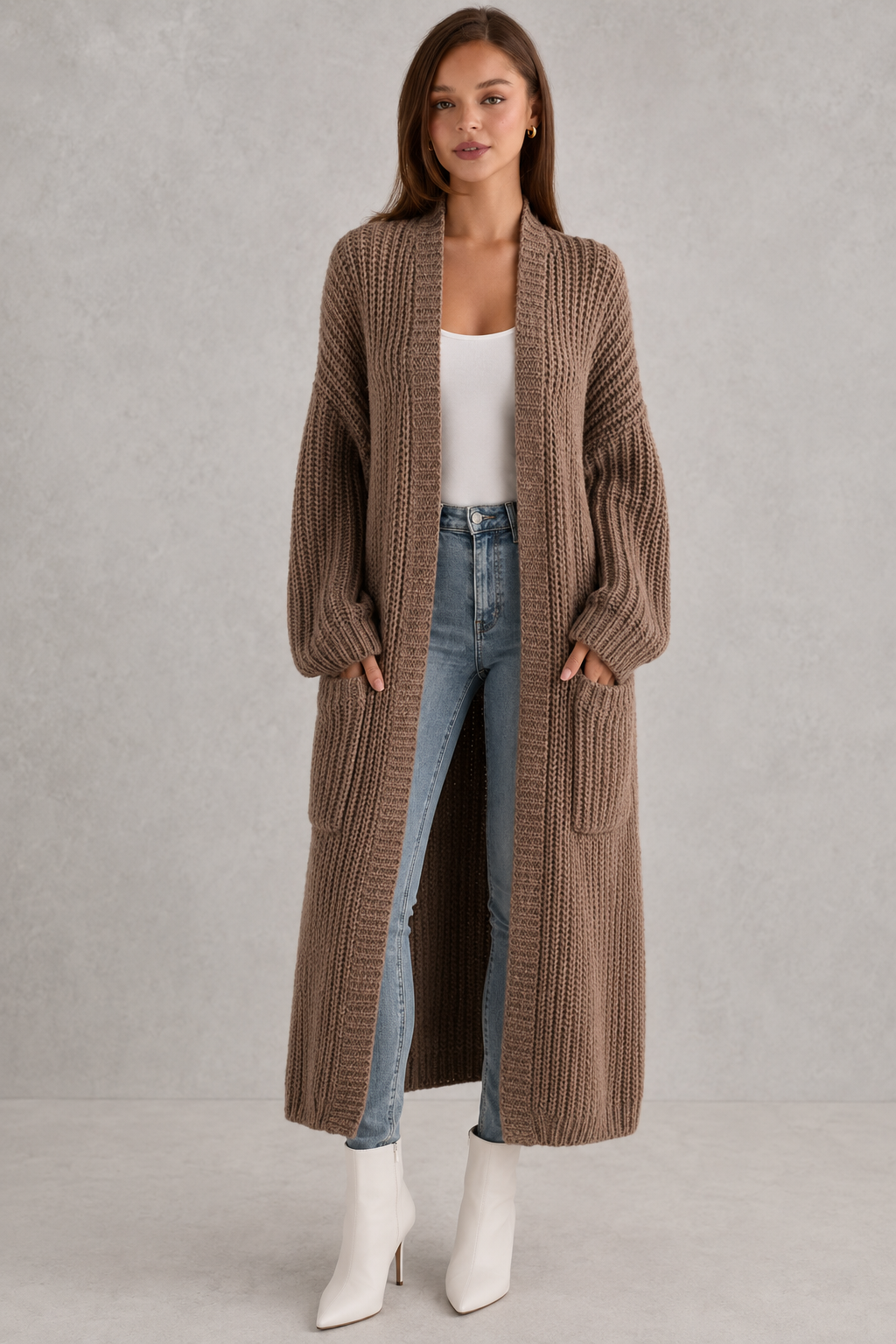 Women’s V-Neck Button Front Knit Cardigan for Casual & Everyday Wear