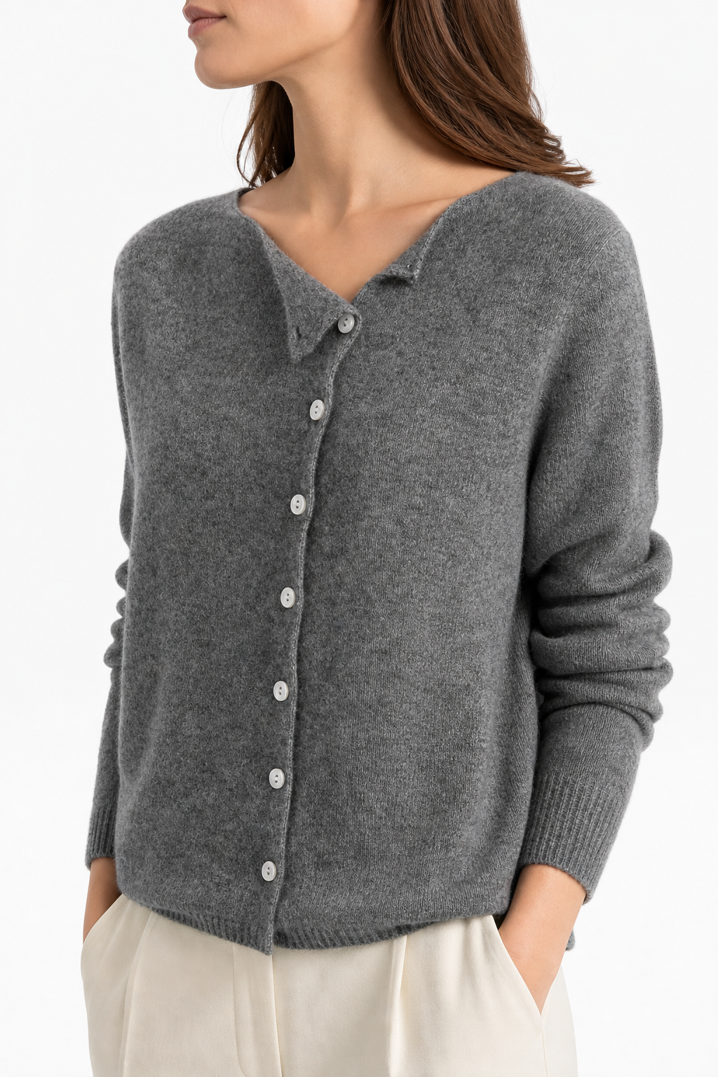 Women's Knit Cardigan Long Sleeve Casual Sweater Jumper Tops