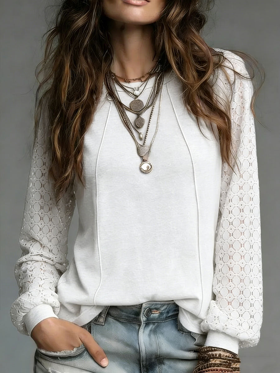 Women's Knit Jumper Lightweight Long Sleeve Pullover Top