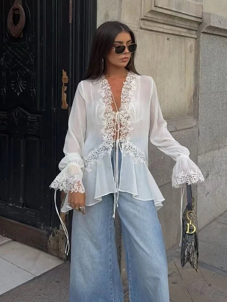 Emily Lace Cardigan Top