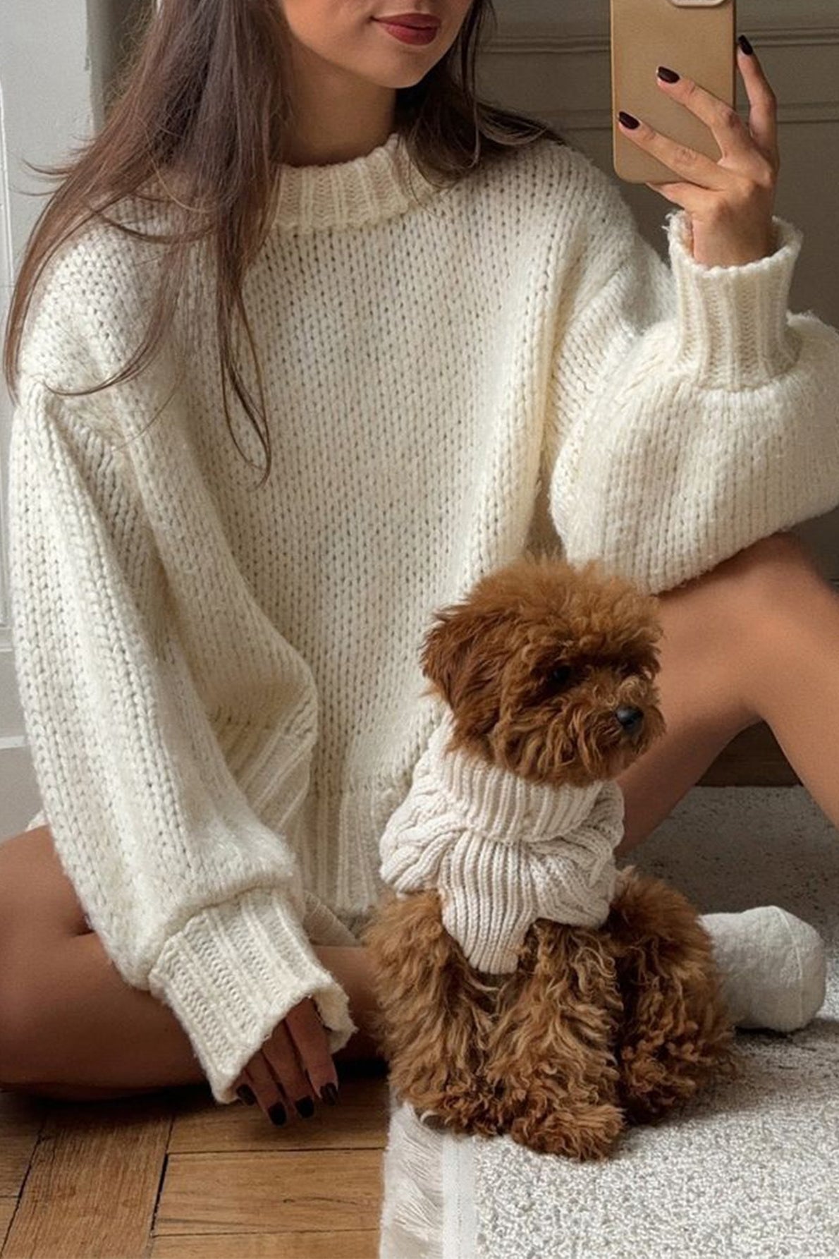Amanda Crew Neck Layering Sweater