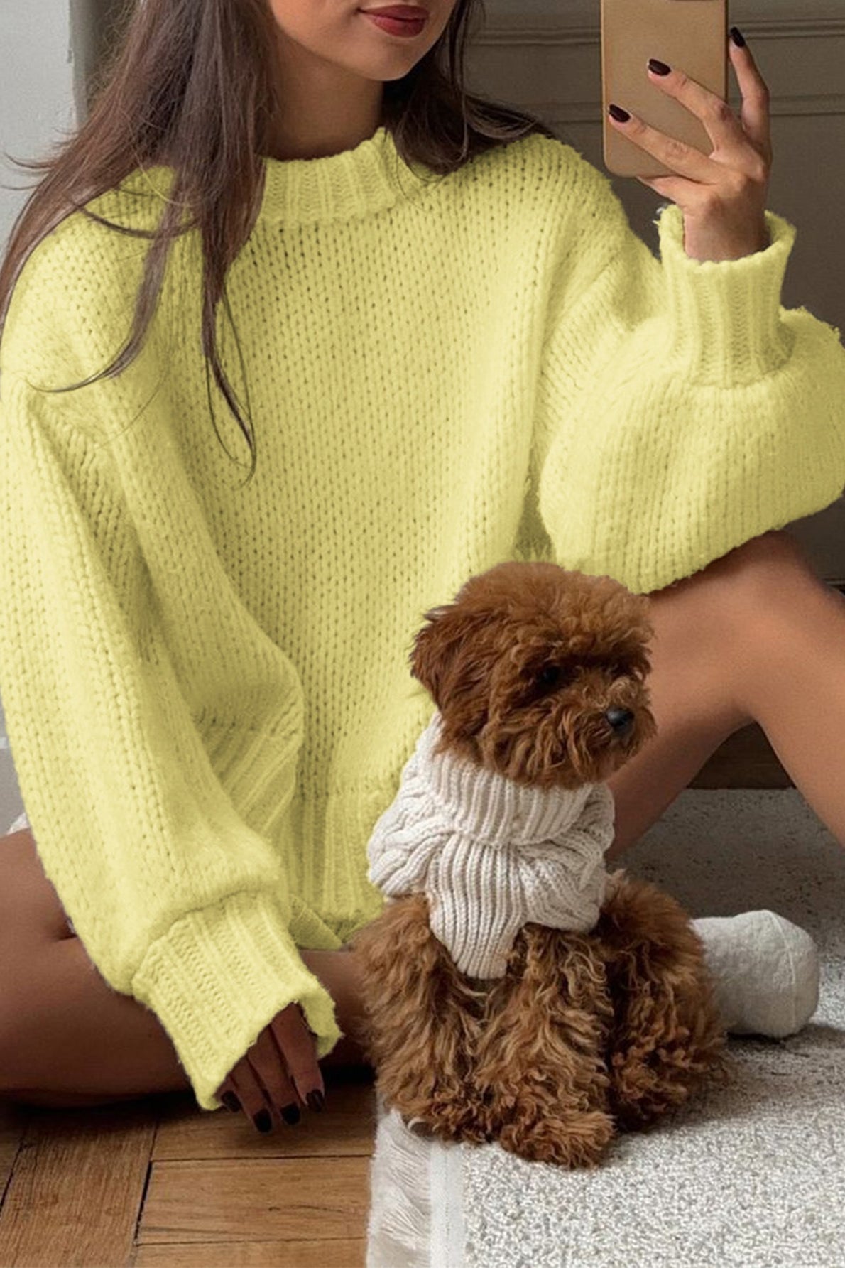 Amanda Crew Neck Layering Sweater