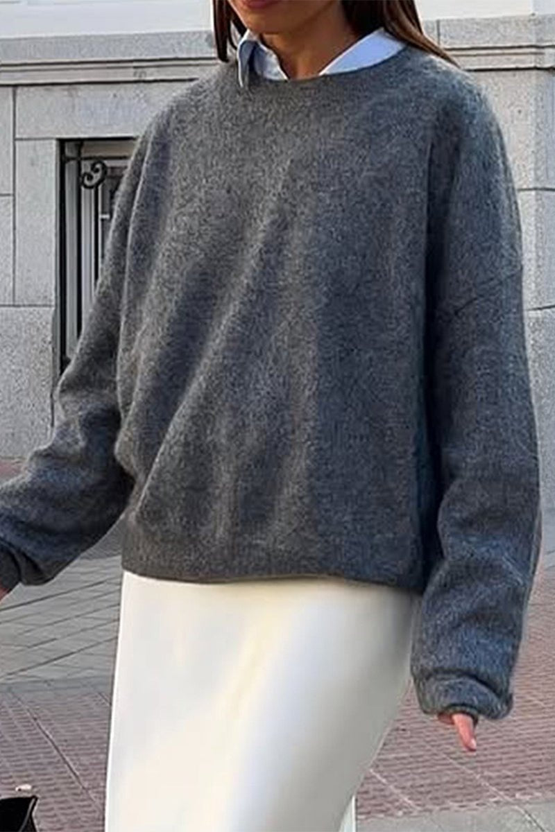 Angela Ribbed Knit Sweater