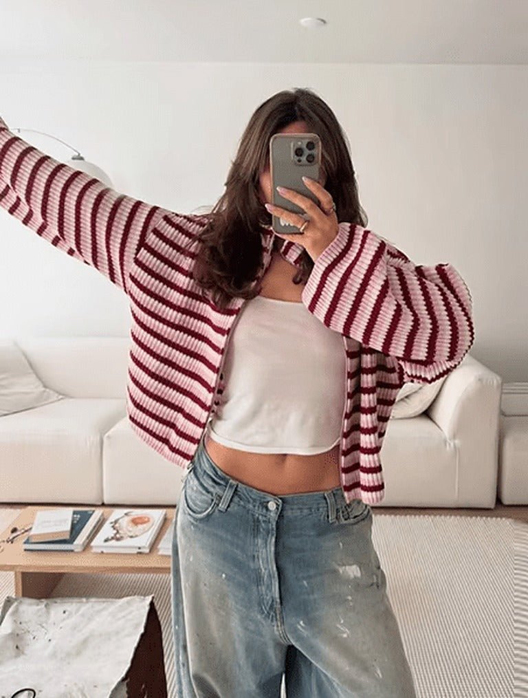 Simona Knit Zip Sweater