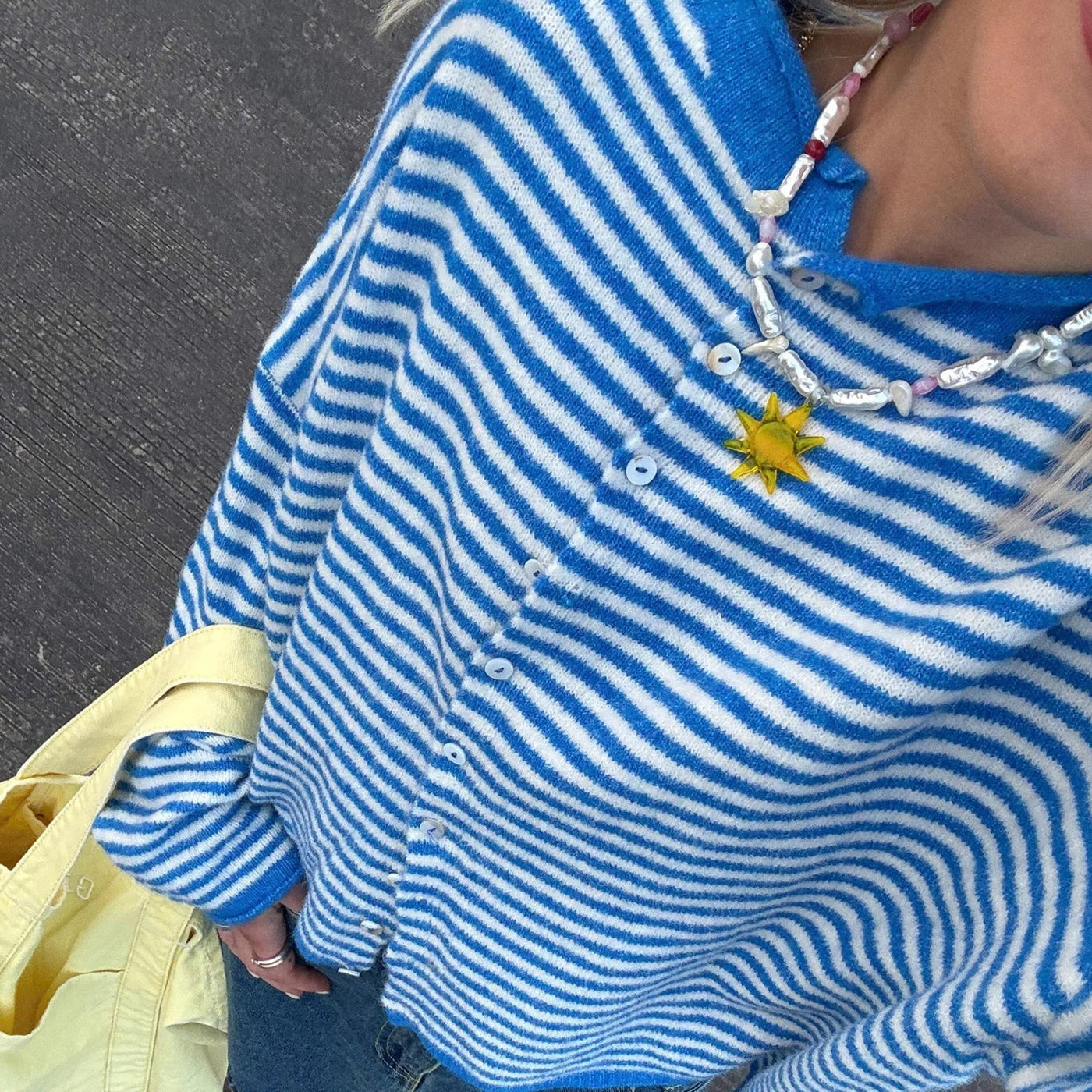 Sofia Striped Cardigan