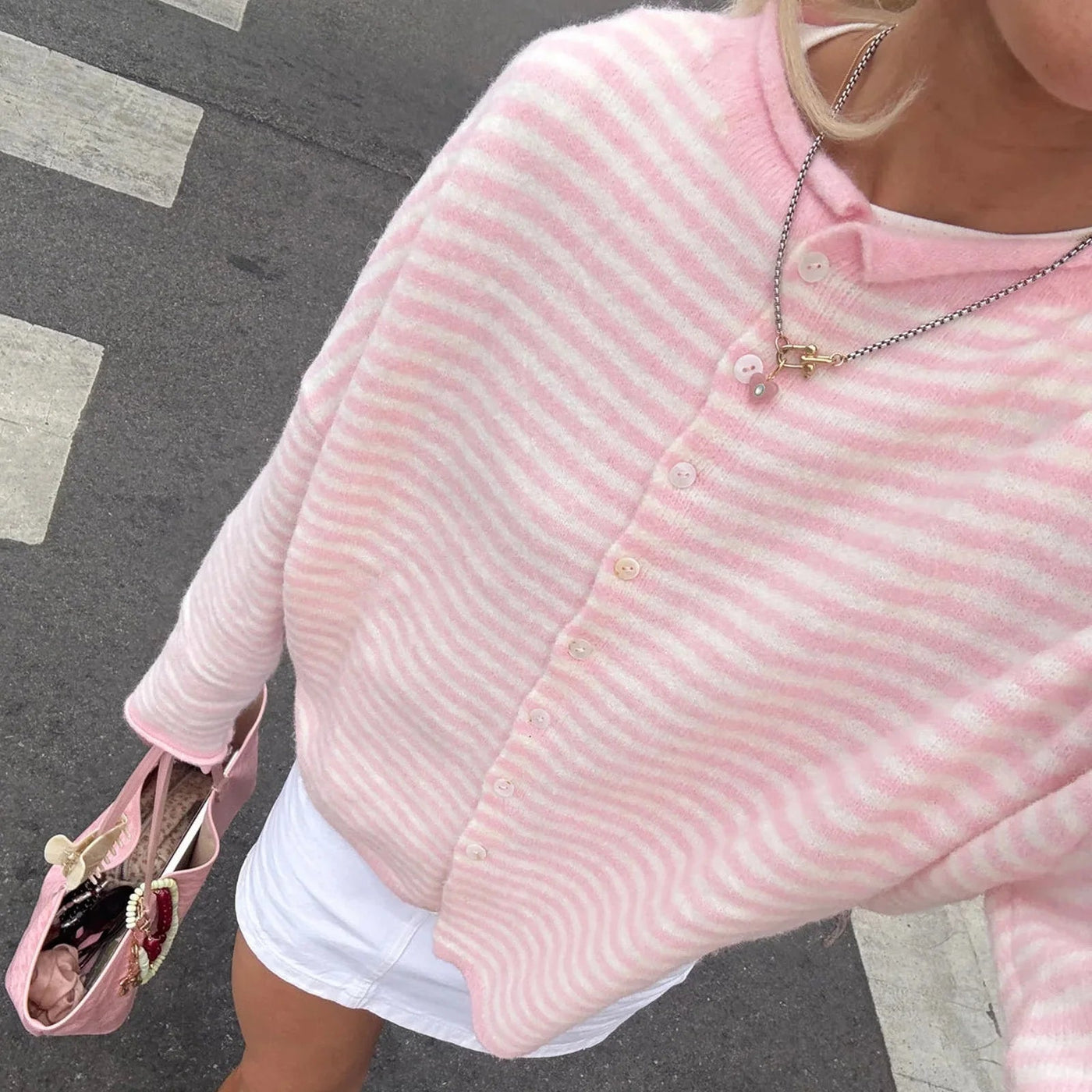 Sofia Striped Cardigan