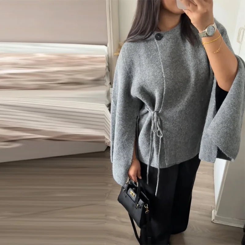 Suzette Slit Batwing Cardigan