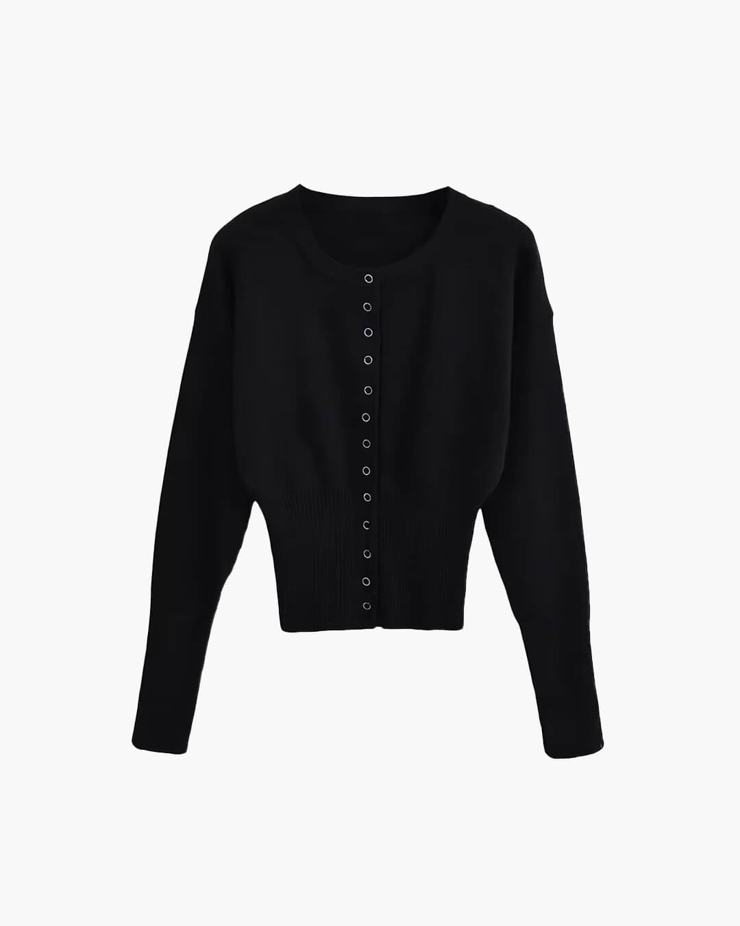 Shelly Snap Button Knit Cardigan