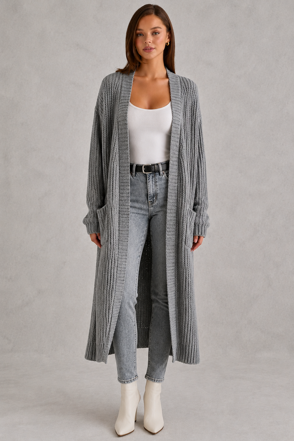 Women’s V-Neck Button Front Knit Cardigan for Casual & Everyday Wear