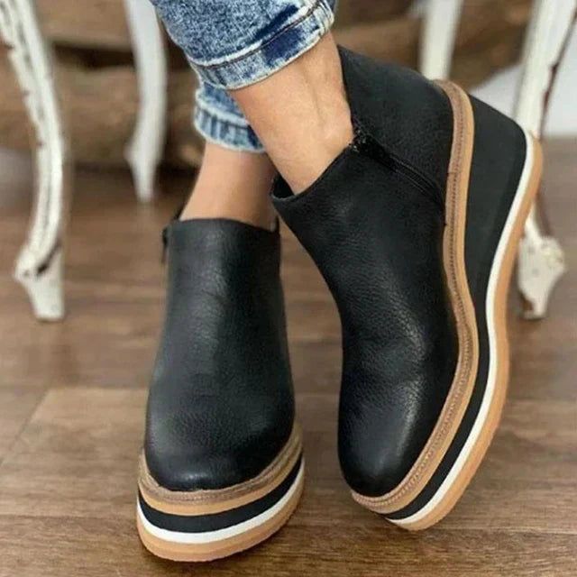 Women's Waterproof Zip Ankle Boots - Craw Leigh